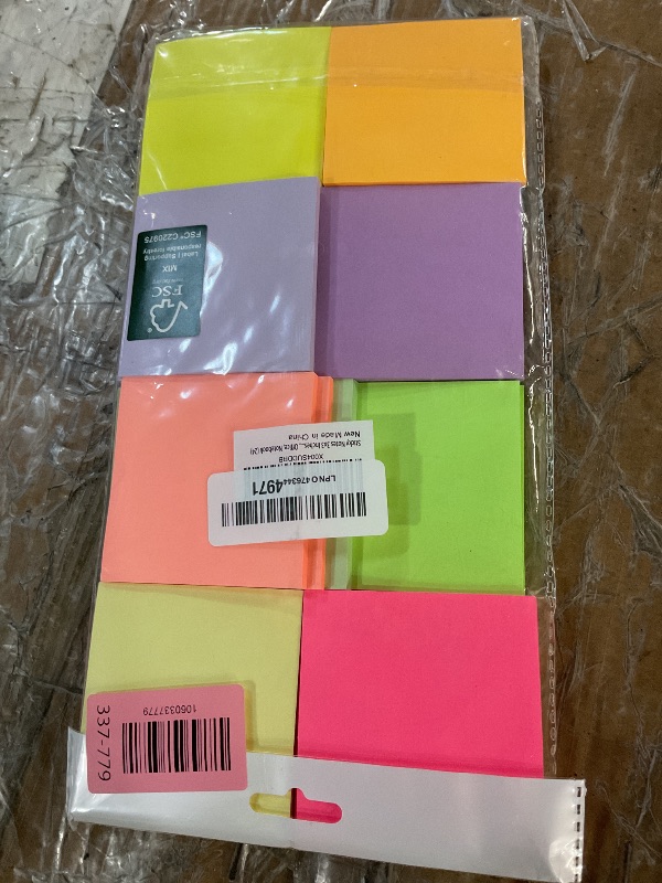 Photo 1 of (24 Pads) Sticky Notes 3x3 Inches,Bright Colors Self-Stick Pads, Easy to Post for Home, Office, Notebook