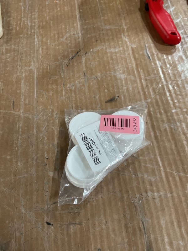 Photo 1 of (6-Pack) Calvana 53mm Reusable Water Jug Caps, Lids for 3 and 5 Gallon Water Jug, Water Bottle Cover Screw Top, Compatible with American Maid Plastic Water Bottles and Jugs Ranging, PP Material, White