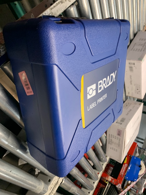 Photo 1 of ***FACTORY SEALED**OPENED FOR INSPECTION ONLY ***STOCK PHOTO REFERENCE ONLY****Brady M610 Bluetooth Handheld Label Maker with Hard Case (M610-B-KIT). Durability Meets The widest Range of Data Entry Options. Replaces BMP61-W,Yellow/ Gray