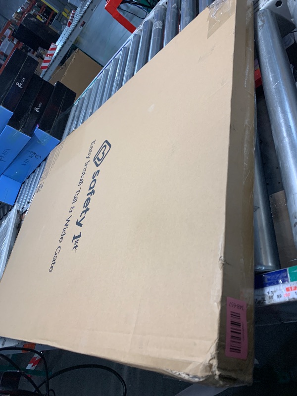 Photo 1 of ***FACTORY SEALED***Safety 1st Extra Wide Baby Gate with Door: Premium Child Safety, Extra Tall Gate for Doorways, Dog Gates, Easy Installation, 36" Tall & Wide, Fits 29"-47"