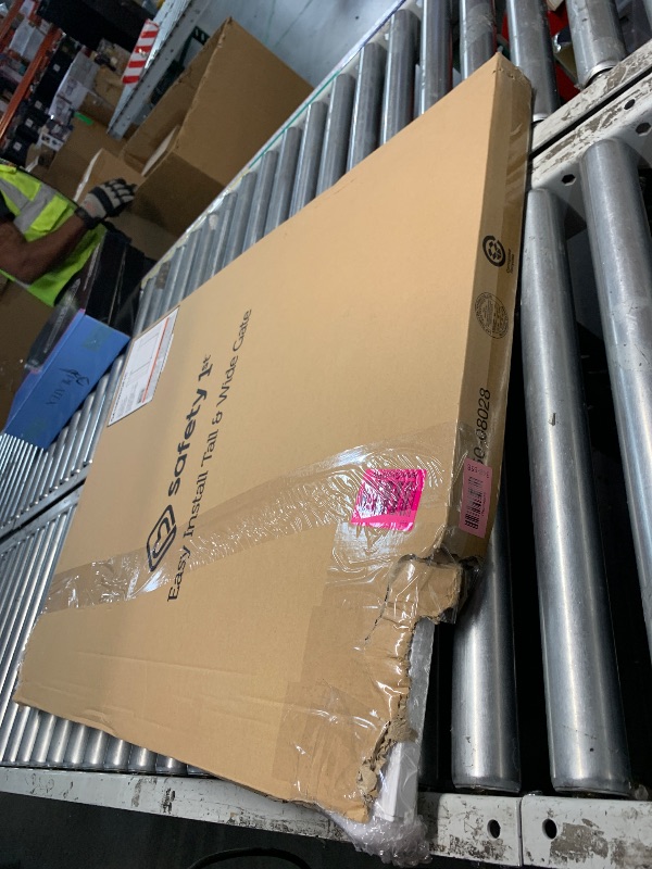 Photo 1 of ***FACTORY SEALED***Safety 1st Extra Wide Baby Gate with Door: Premium Child Safety, Extra Tall Gate for Doorways, Dog Gates, Easy Installation, 36" Tall & Wide, Fits 29"-47"