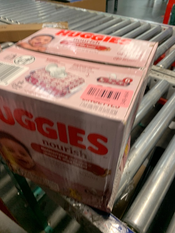 Photo 1 of ***FACTORY SEALED***Huggies Nourish Scented Baby Wipes, 6 Push Button Packs (336 Wipes Total)