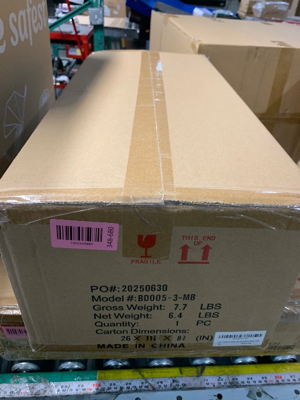 Photo 1 of ***FACTORY SEALED***YKLITG Vanity Lights for Bathroom Large 23", Farmhouse Rustic Vanity Light with Bubble Glass Shades, Black 3 Light Bathroom Lighting Fixtures Over Mirror, Bath Wall Sconce Home Decor