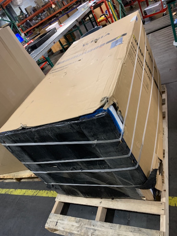 Photo 1 of ***FACTORY SEALED******TRUCK/TRAILER PICKUP ONLY***Winia WRFS26ABWD French Door Non-Dispenser Refrigerator, 26.1 Cu.Ft, White