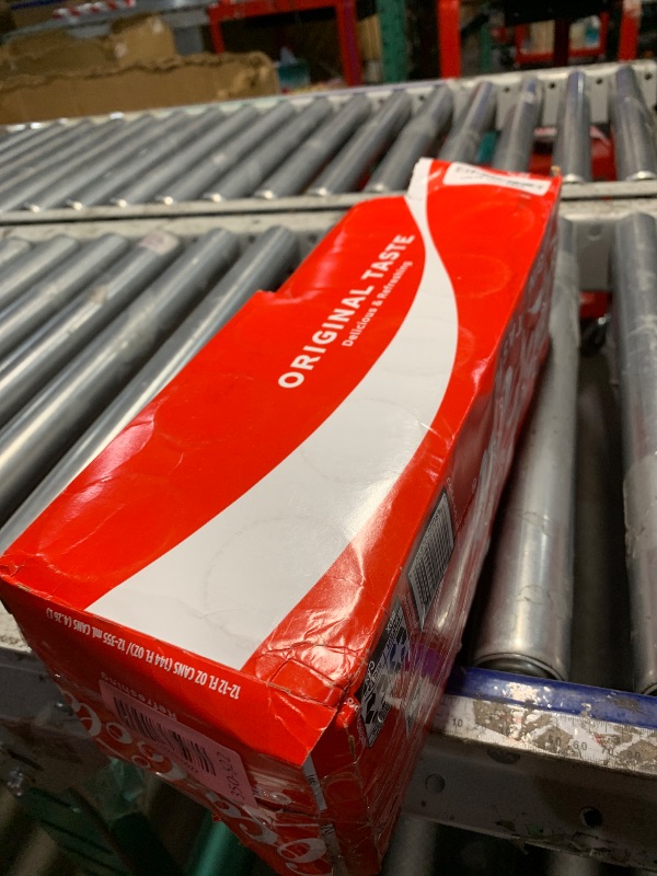 View 2 of ***BEST BY 10/2026***Coca-Cola Fridge Pack Soda Soft Drink, 12 fl oz Cans, 12 Pack - Classic Cola Soda Cans