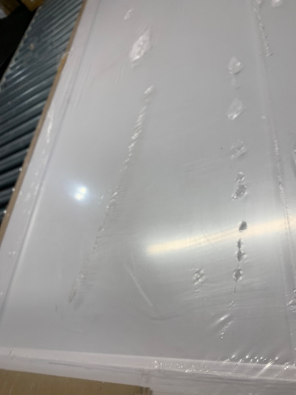 Photo 1 of ***MINOR DAMAGE ON DOOR ***JUBEST 30"x80" 1-Panel Prefinished Laminate White Hollow Core Door Slab, Pre-Assembled Waterproof Shaker Style Interior Door, NOT Included Hardware