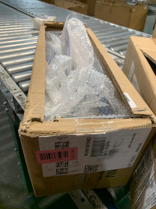 Photo 1 of ***LEGS ONLY OF FDP Rectangle Activity School and Office Table (24 x 72 inch), Standard Legs with Ball Glides, Adjustable Height 19-30 inches - Gray Top and Navy Edge