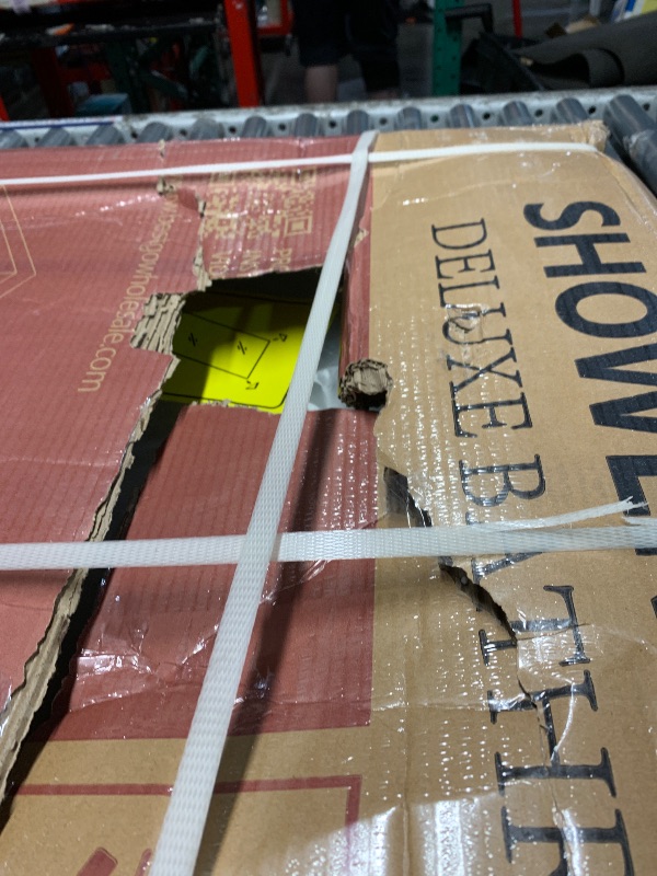 Photo 1 of ***FACTORY SEALED**BOX HAS MINOR DAMAGE*GETPRO Shower Door Double Sliding 56-60 in. W x 58 in. H Semi-Frameless Bypass Bathroom Tub Shower Glass Door,1/4 inch Clear Tempered Glass Bathtub Door Brushed Gold