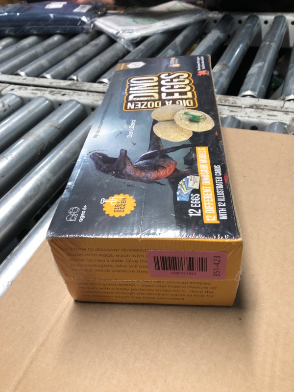 Photo 1 of ***FACTORY SEALED***Dan&Darci Dig a Dozen Dino Egg Kit for Kids - Easter Basket Stuffers - Dinosaur Toys Gift 3-12 Year Old - 12 Eggs & Surprise Dinosaurs - Science STEM Activities - Boy Toy Party Gifts for Boys & Girls