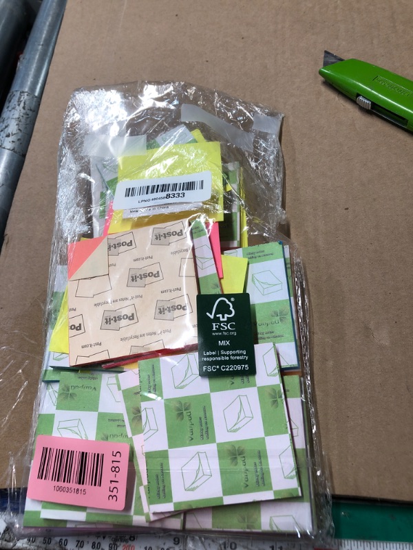 Photo 1 of (24 Pads) Sticky Notes 3x3 Inches,Bright Colors Self-Stick Pads, Easy to Post for Home, Office, Notebook