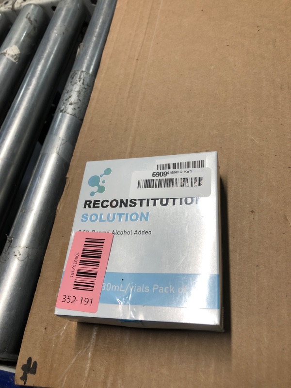 Photo 1 of ***FACTORY SEALED***Reconstitution 2 Pack - 30ML in Premium Glass Vials | Ultra Clean | Triple Sealed (RUO)