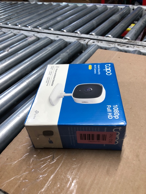 Photo 1 of ***FACTORY SEALED***TP-Link Tapo 1080P Indoor Security Camera for Baby Monitor, Dog Camera w/Motion Detection, 2-Way Audio Siren, Night Vision, Cloud & SD Card Storage, Works w/Alexa & Google Home (Tapo C100)