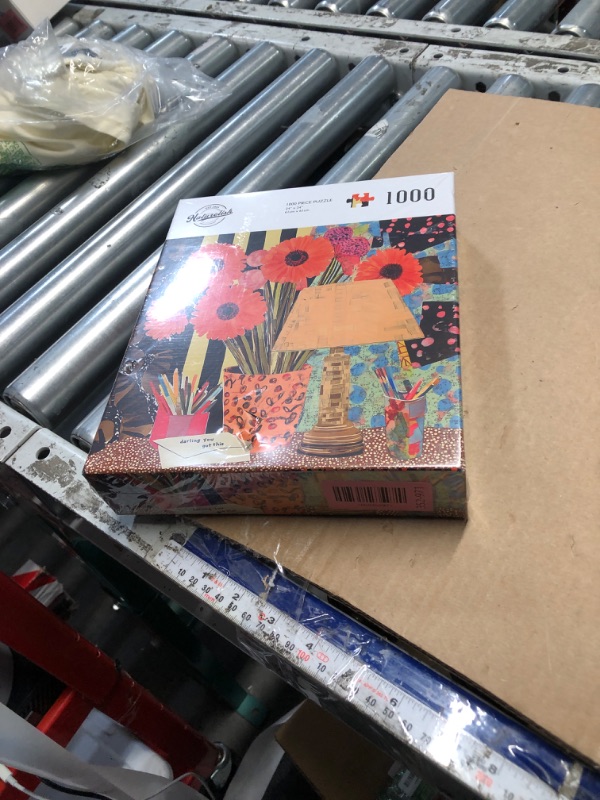 Photo 1 of ***FACTORY SEALED***1000-Piece Adult Puzzle with Oil Painting-Style Desktop Scene Vibrant Art Jigsaw Puzzle, Challenging & Colorful Art Puzzle for Adults, Perfect for Relaxation and Gift-Giving, 24 x 24 in