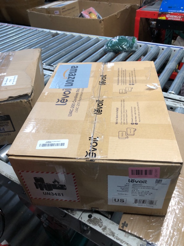 Photo 1 of ***DAMAGED - SEE NOTES/PICTURES*** RENDOW Cordless Vacuum Cleaner, 550W 45Kpa 65Mins Vacuum Cleaners for Home, Self-Standing Cordless Stick Vacuum with LED Display,Anti-Tangle Rechargeable Wireless Vacuum for Pet Hair/Carpet/Hard Floor