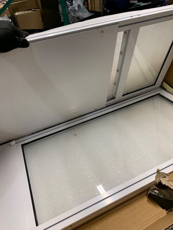 Photo 1 of ***FACTORY SEALED***XLarge Dog Door for Sliding Glass Doors, Adjustable 75.39"-81.3" Slider Height, Extra Large Dog Door for Sliding Door, All-Metal Framed & Tempered Glass Lockable Panel Can Slide Up and Down