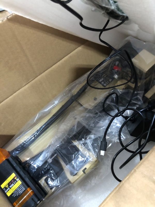 Photo 1 of ***MISSING PARTS***
Artilume T1 Laser Engraver, 3000mW Foldable Laser Engraver Machine Higher Accuracy Wood Cutter and Portable Engraving Machine with Working Area 200x150mm, DIY for Wood Acrylic Coated Metal