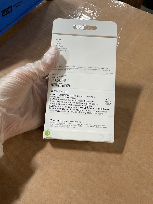 Photo 1 of ****** factory sealed******Apple AirTag (1st Generation) - 4 Pack. Keep Track of and find Your Keys, Wallet, Luggage, Backpack, and More. Simple one-tap Set up with iPhone or iPad, Bluetooth