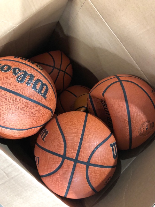 Photo 1 of ****BASKET BALL BUNDLE***SET OF 14 PUMPED AND UNPUMPED MIX***WILSON NBA DRV Series Basketball - DRV Pro, Brown, Size 7 - 29.5"