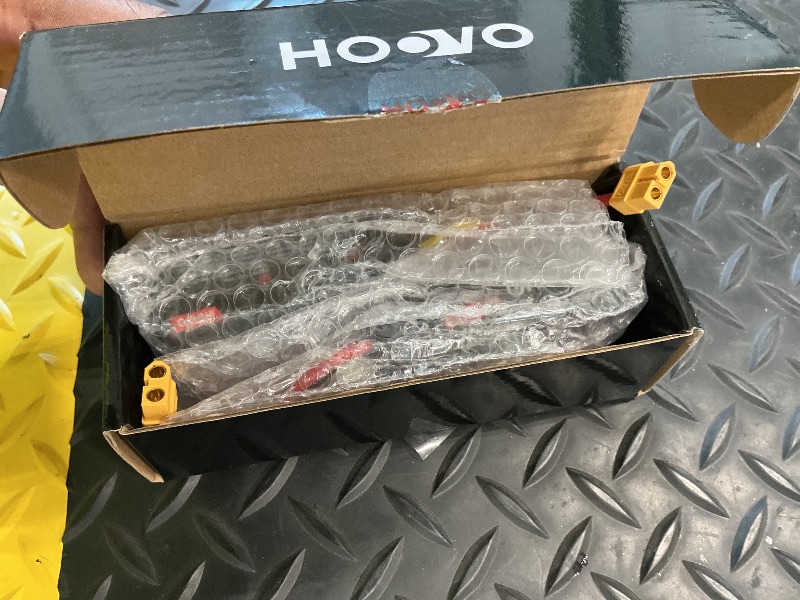 Photo 1 of **one functional** HOOVO 3S Lipo Battery, 2200mAh 80C 11.1V Shorty Lipo Battery Pack, Softcase with XT60 Connector Compatible with Drone RC Airplane Helicopter Quadcopter FPV RC Car,2 Pack