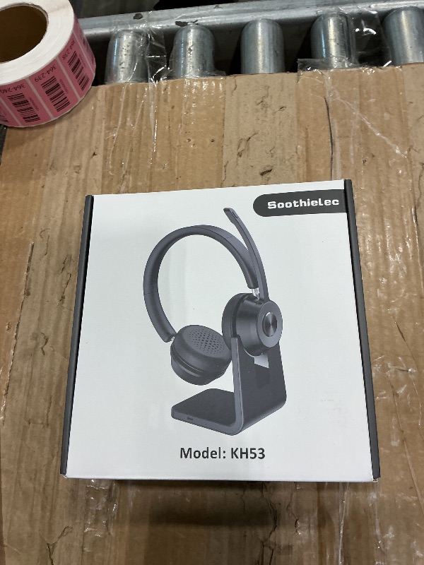 Photo 1 of (Upgraded Version) Wireless Headset, Bluetooth Headset with Noise Cancelling Microphone, Best Headphones with Mic Mute & USB Dongle for PC/Computer/Laptop/Cell Phones/Remote Work/Call Center