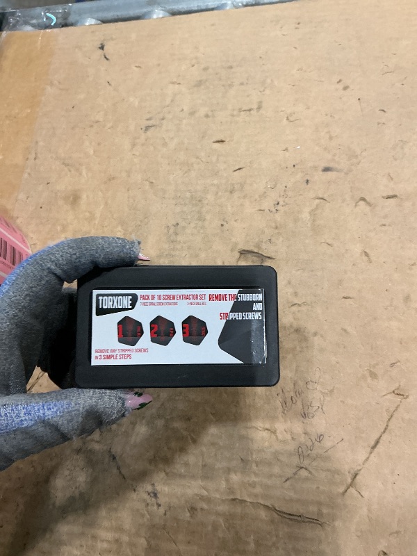 Photo 1 of 10PCS Screw Extractor Set for Iron Screws – Stripped Screw & Bolt Remover, High-Speed Steel Drill Bit Tool for Easy Removal of Rusted, Broken Screws & Nuts – Durable Gift for Men