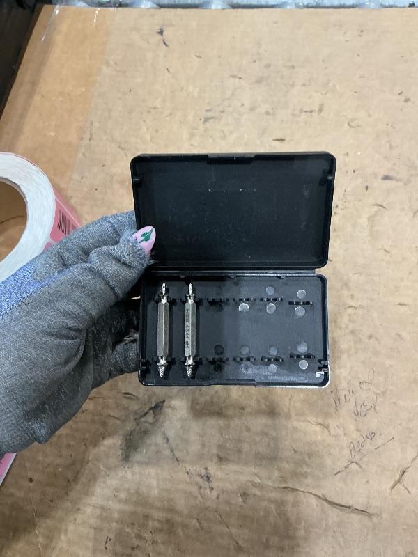 Photo 1 of 10PCS Screw Extractor Set for Iron Screws – Stripped Screw & Bolt Remover, High-Speed Steel Drill Bit Tool for Easy Removal of Rusted, Broken Screws & Nuts – Durable Gift for Men