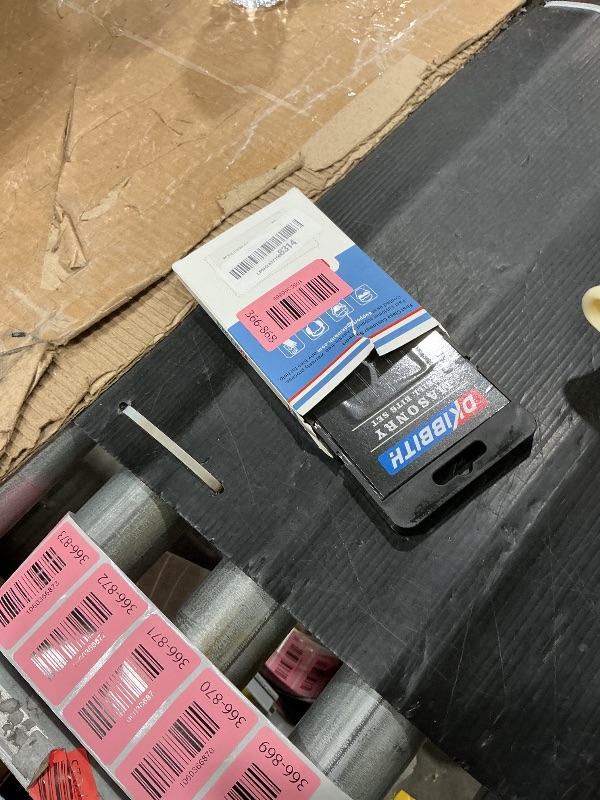 Photo 1 of 10 Pcs 3/16" Masonry Concrete Drill Bit Set for Tile Brick Glass Plastic Wood, Cross Tungsten Carbide Tip, Hex Shank, Work with Ceramic Porcelain Tile Wall Mirror Paver, 3/16 Inch Drill Bits,5mm.