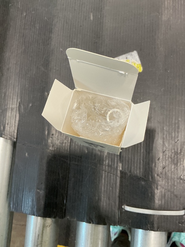 Photo 1 of 10 Pieces Glass Straw Tips Cover Reusable Drinking Straw Tips Cap Clear Lids(15 mm)