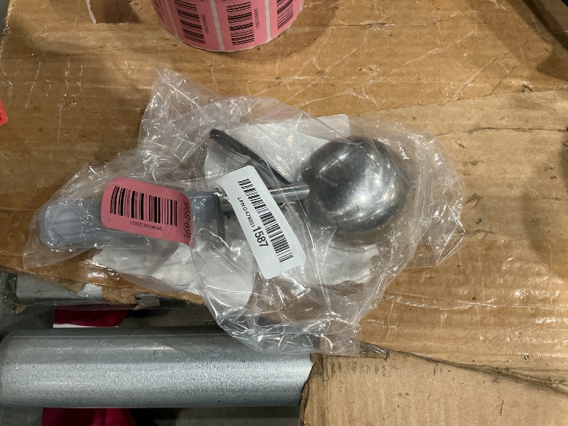 Photo 1 of **USED - MINOR DAMAGE**
New Star Foodservice 34769 Commercial-Grade Thumb Press Food Disher/Ice Cream Scoop, 18/8 Stainless Steel, 4 oz, Size 8, Grey