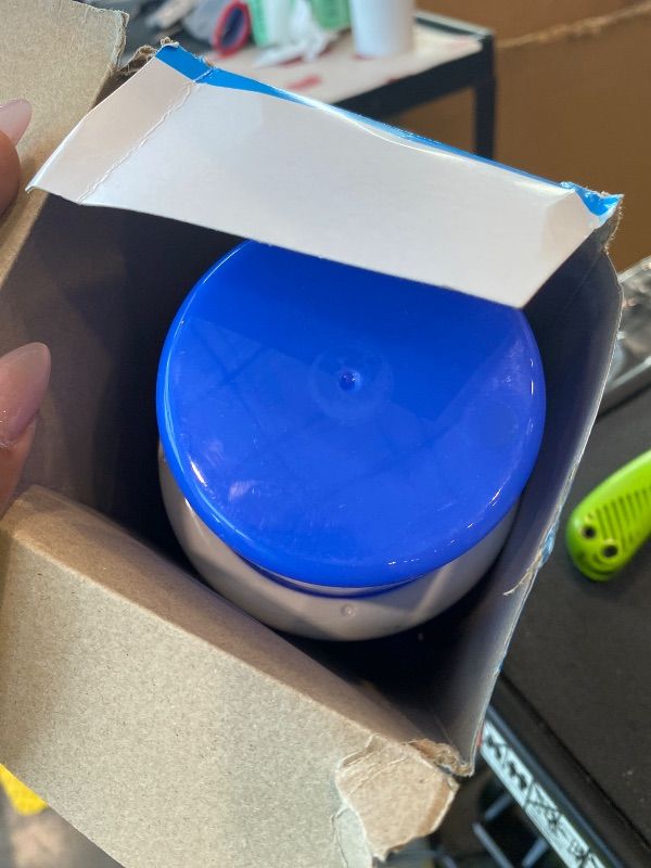 Photo 1 of **MAJOR DAMAGE**
YTCYKJ Portable Manual Water Pump 5 Gallon,Water Jug Dispenser Bottle Pump Drinking Water Pump with an Extra Short Tube and Cap Blue