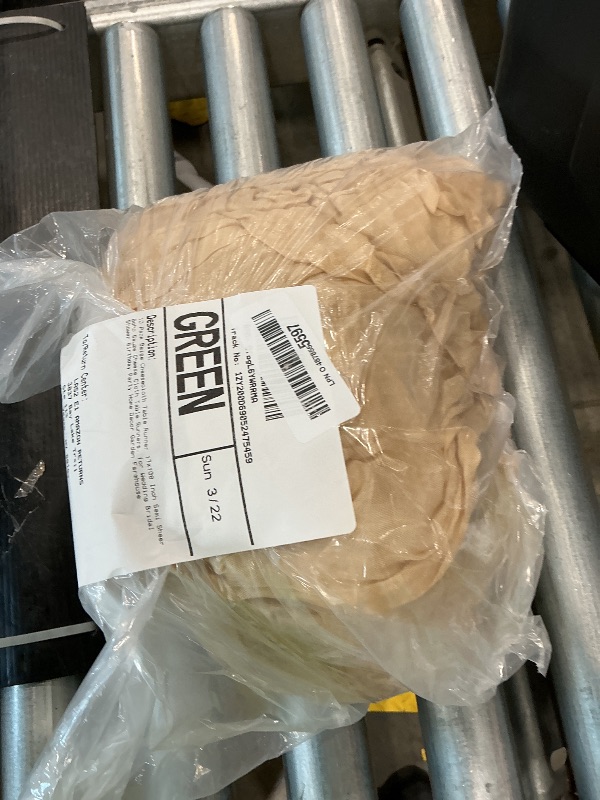 Photo 1 of 10 Pack Beige Cheesecloth Table Runner 17x108 Inch Semi Sheer Boho Gauze Cheese Cloth Table Runners, for Wedding Bridal Shower Birthday Party Home Decor Garden Farmhouse