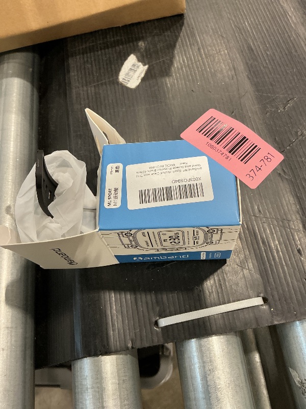 Photo 1 of ***MISSING GLASS*** amBand Bands Case Screen Protector Compatible with Apple Watch Ultra 3/2/1 49mm for Men, M1 Sport Series Rugged Cover Strap and 9H Tempered Glass, Military Protective Bumper for iWatch 49 mm Men Black