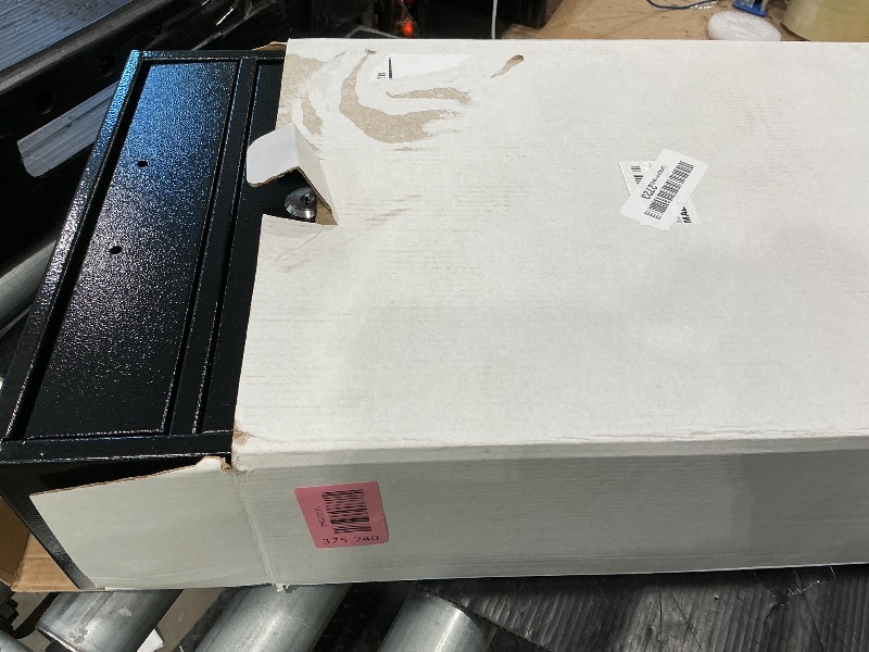 Photo 1 of **missing items**
HLILBTE Wall-Mount Mailbox, Morden Metal Mailboxes for Outside, Security Drop Box with Lock, Large Capacity Mounted, Heavy Duty Thickened, Black