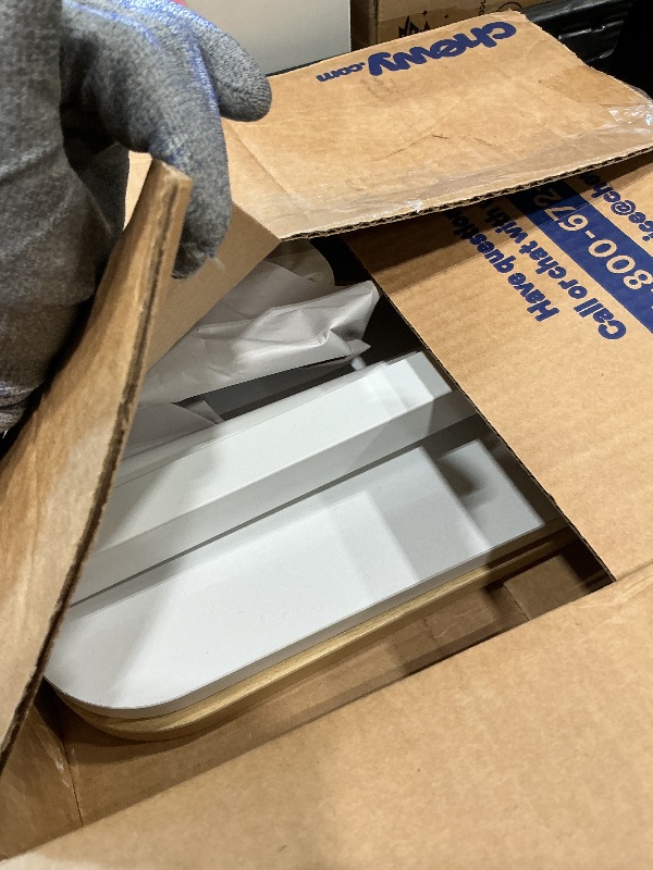 Photo 1 of *MISSING PARTS*
YFGNOEMI C Shaped End Table for Couch, Adjustable Height Couch Side Table, Horizontal 360°Swivel Small TV Tray Table Couch Side Tables That Slide Under (Wood)