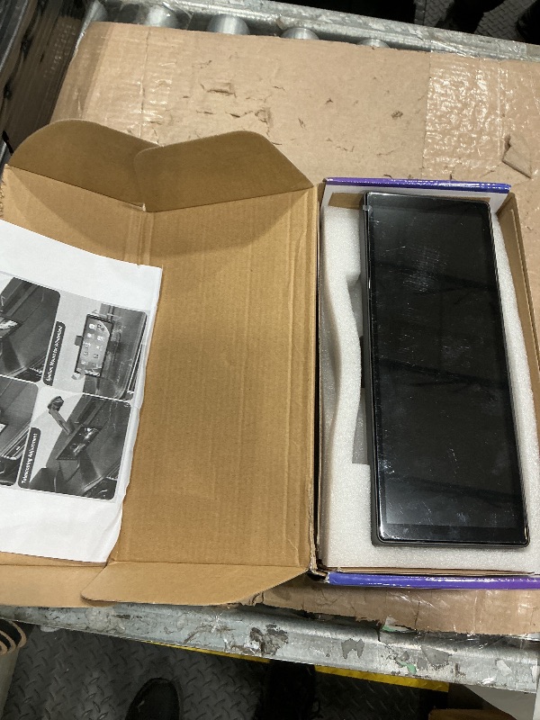 Photo 1 of 10.26" Portable Carplay Screen for Car, 4K HD Car Stereo Touch Screen with Apple CarPlay and Android Auto, 4K Dash Cam, 1080P Backup Camera, Mirror Link, Voice Control, Bluetooth, GPS, AUX/FM