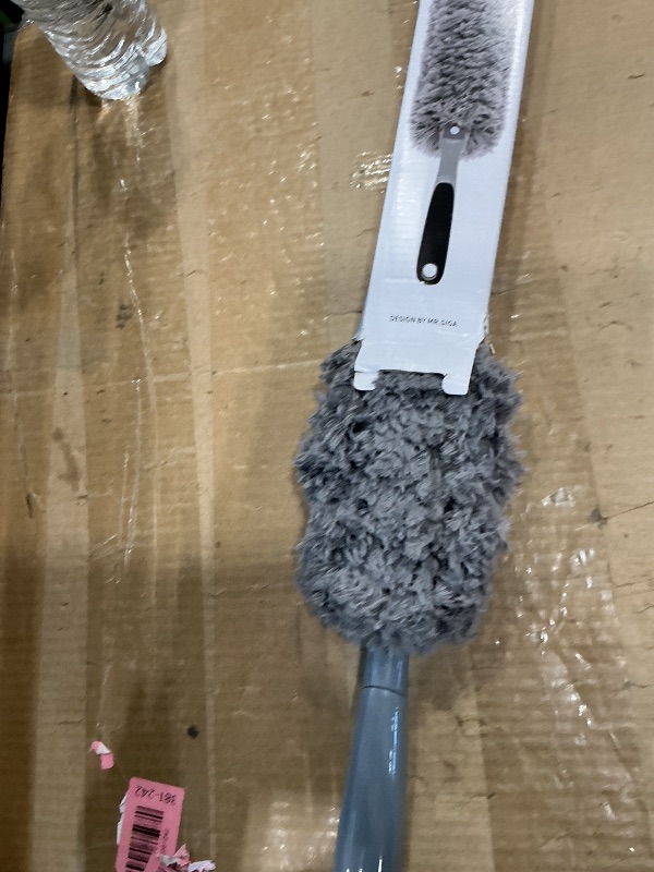 Photo 1 of ***MODERATELY USED, SELLING FOR PARTS, FINAL SALE***MR.SIGA Lint Free Microfiber Duster, Washable Duster for Household Cleaning Gray***MODERATELY USED, SELLING FOR PARTS, FINAL SALE***