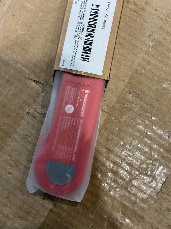 Photo 1 of 0.5 Sec Instant Read Meat Thermometer Digital with ±0.5? Precision, Food Thermometer for Cooking Kitchen Gadgets, Oven Grill Candy BBQ Essentials Accessories, Gifts for Him Dad Men Birthday, Red