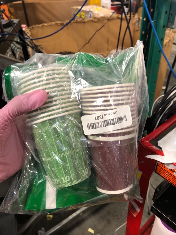 Photo 1 of ** SOLD AS IS, NO REFUND/RETURN** SEE COMMENTS!
QZYL Football Party Decorations Serve 24, 99 Pcs Football Party Supplies, Disposable Football Dinner Plates Football Dessert Plates Napkins Cups Tablecloth Banner for Game Day Party Favors Decor