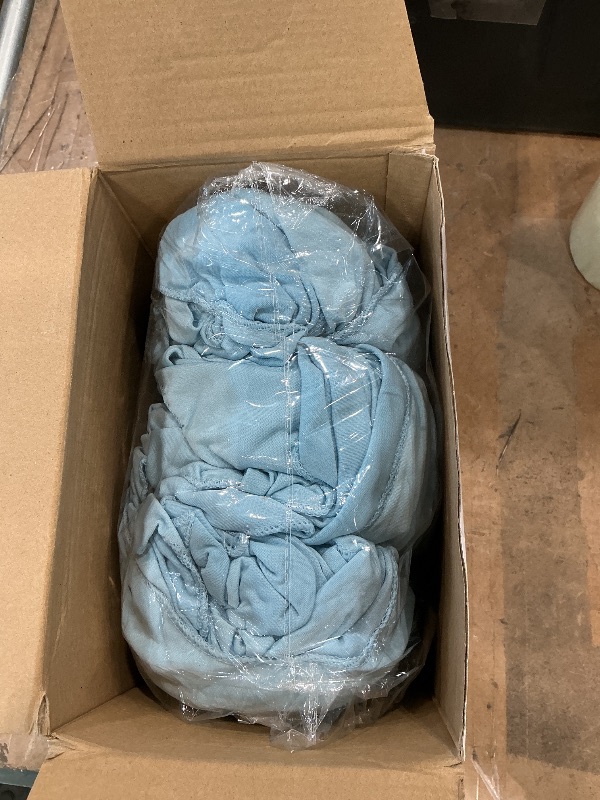 Photo 1 of *Partial Set - See Clerk Notes*
Moukeren 100 Pcs Spandex Chair Sashes Bows Bands Slider Sashes for Chair Covers Elastic Bands Ties Ribbon Decorations for Wedding Party Events Ceremony Birthday Banquet(Sky Blue)