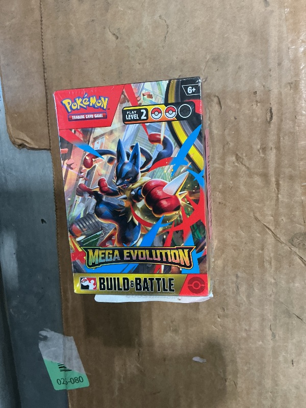 Photo 1 of **MISSING AND OPEN**
1062767393
Pokemon TCG: Mega Evolution Build & Battle Box - 4 Packs