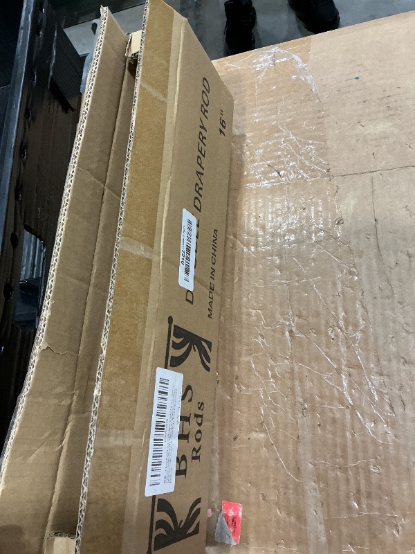 Photo 1 of 1 Inch Modern Silver Double Curtain Rod Set - Tension rods for windows 28 to 48 inchs with Octagonal Crystal Finial -BHSRODS Home Double Window Rods for Living Room & Bedroom