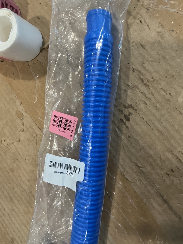 Photo 1 of 1.25" Pool Sand Filter Pump Hose – Replacement Hose for Above Ground Pools & Sand Filter Pumps (1, Blue)