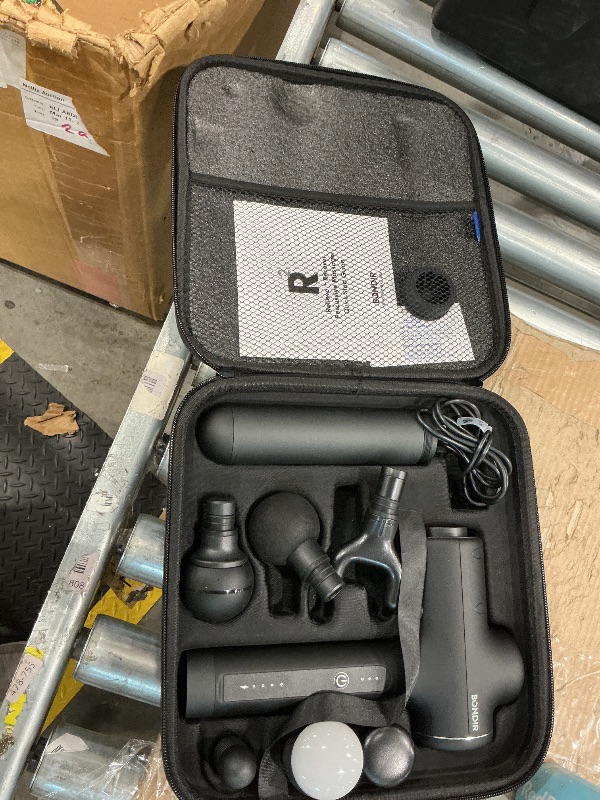 Photo 1 of *UNTESTED*
BONDIR R2 Massage Gun - Percussion Deep Tissue Back Massager with Extension Handle