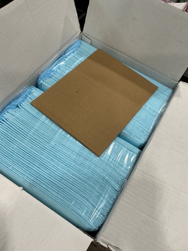 Photo 1 of 100 Count 22” x 22” Super Absorbency Disposable Underpads, Leakproof Quick Drying Disposable Pads for Baby, Puppy and Adults, Puppy Pads, Cat Pee Pads for Dogs, Potty Puppy Training Pads