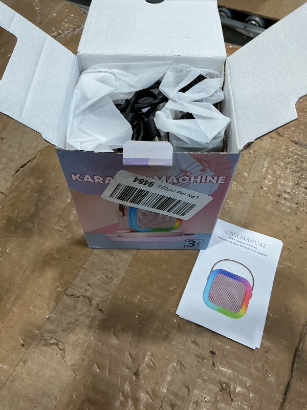 Photo 1 of ?2025 Newest? Mini Karaoke Machine for Kids Girls & Boys - Portable Bluetooth Speaker with 2 Wireless Microphones - Kids Birthday Gifts for Ages 4-10 - Kids' Instrument Accessories - Purple