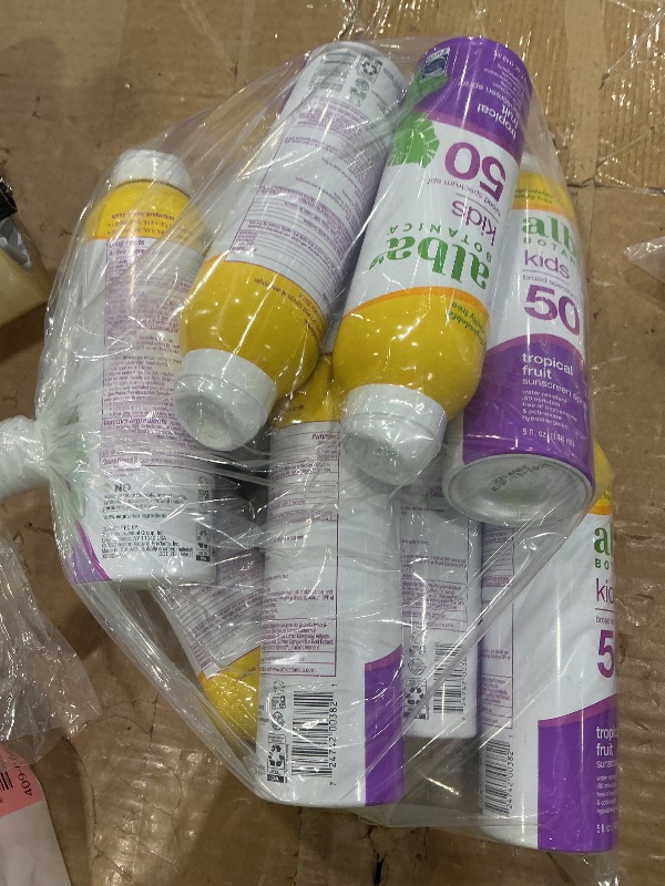 View 2 of **** expired (Nov 2025)*** Alba Botanica Very Emollient, Active Kids Spray Sunscreen SPF 50 6 oz (Pack of 10) 10