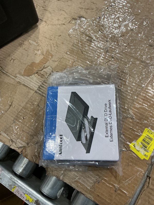 Photo 1 of *UNTESTED*
Amicool External DVD Drive USB 3.0 USB C CD Burner CD/DVD +/-RW Optical Drive, Slim Portable DVD CD ROM Rewriter Writer Duplicator for Laptop Desktop PC Windows 11/10/8/7 MacBook Mac Linux OS Apple