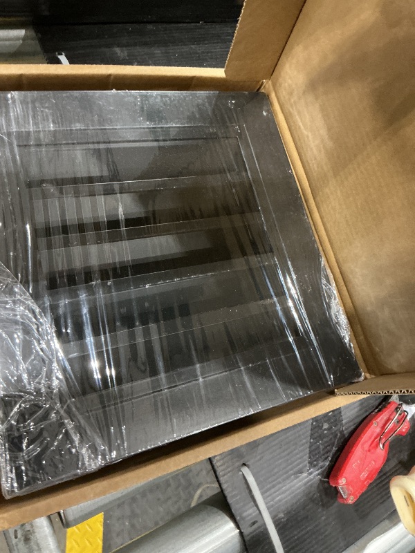 Photo 1 of 10"x10"Aluminum Attic Vent - Filter Screen for Removable,Vent Opening: 8" x 8"?Ideal for Gable and Sheds, Elevating Ventilation in Clean Spaces, Featuring a Refined Design