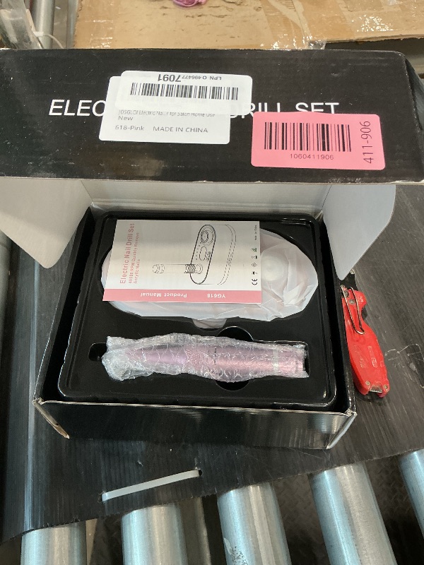Photo 1 of ** SOLD AS IS, NO REFUND/RETURN** SEE COMMENTS!
 JOSGLOI 40000RPM Electric Nail File Drill Professional Kit, Drill Machine with LCD Display, Manicure Pedicure Polishing Acrylic Gel Nail Grinder for Salon, Home Use