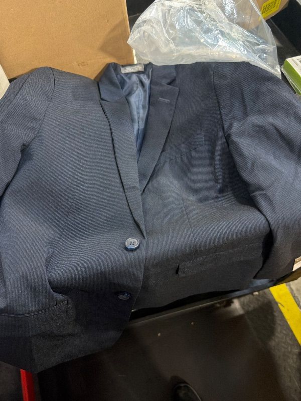 Photo 1 of ****MISSING PANTS*****Van Heusen Boys' Big 2-Piece Formal Suit Set, Bank Blue, 14 Husky